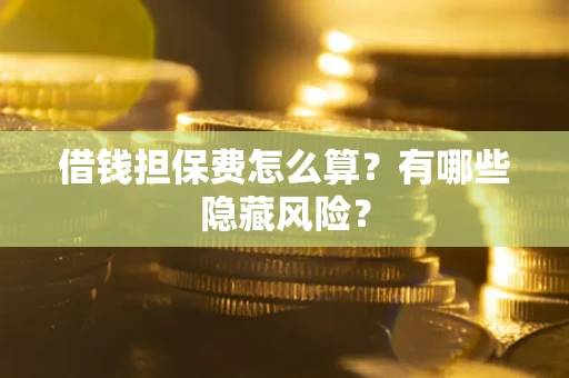 济南借钱担保费怎么算？有哪些隐藏风险？