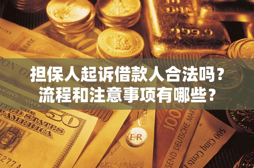 济南担保人起诉借款人合法吗？流程和注意事项有哪些？