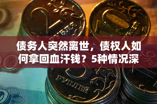 济南债务人突然离世，债权人如何拿回血汗钱？5种情况深度解析