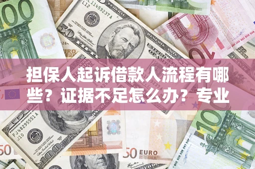 济南担保人起诉借款人流程有哪些？证据不足怎么办？专业律师解答