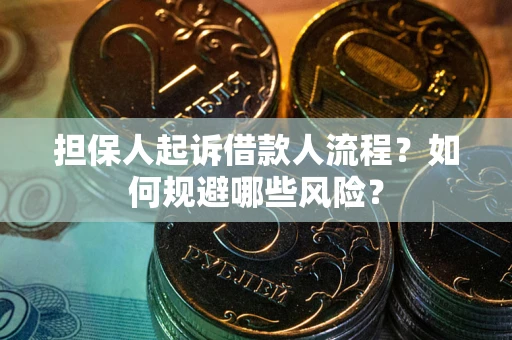 济南担保人起诉借款人流程？如何规避哪些风险？