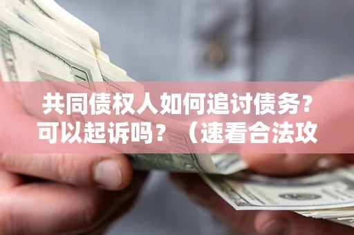济南共同债权人如何追讨债务？可以起诉吗？（速看合法攻略）