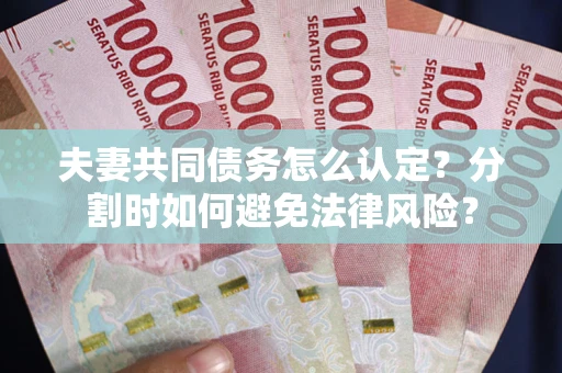 济南夫妻共同债务怎么认定？分割时如何避免法律风险？